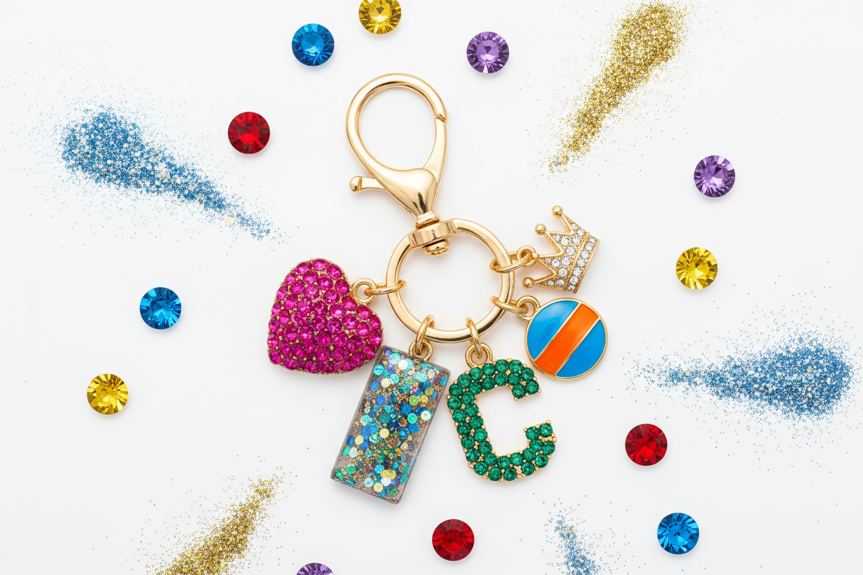 Charm Stack Keychain