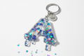 Glitter Drip Resin Keychain