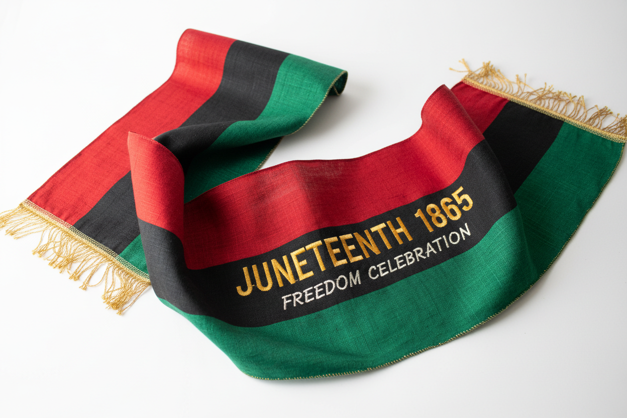 Custom Juneteenth Sash