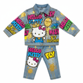 Hello Kitty 1st Birthday Painted Denim Set