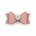 Faux Leather Bow