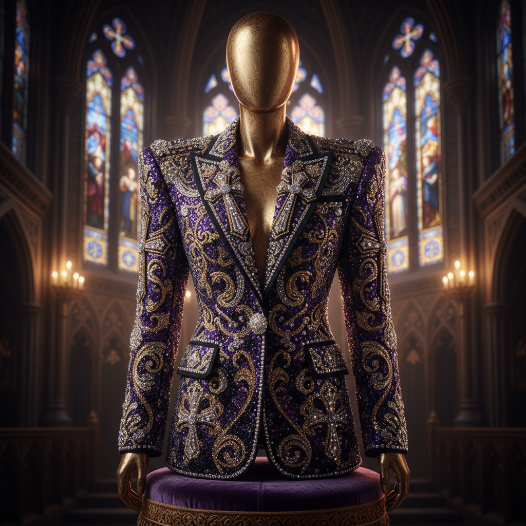 Junk Blazer Rhinestone Bling Blazer