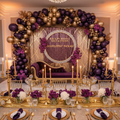 Krazy Kool Luxury Event Package with premium balloon installations and glam photo area